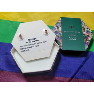 Its me you want- Rainbow Topaz Earrings