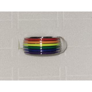 Rainbow Wrap Ring Band Size 8