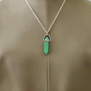 Pendant- Green Malachite