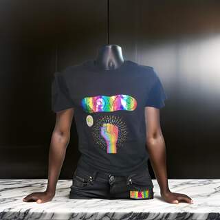 Rainbow Love w/ Fist- S