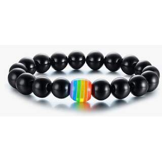 Rainbow Beaded Bracelet