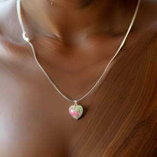 Heart Stone- Ruby Zoisite