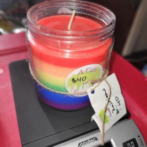 Rainbow Candle Jar 20 oz
