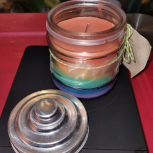 Rainbow Candle Jar 12 oz