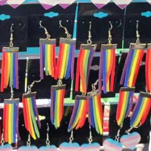 RAINBOW Earring Leather