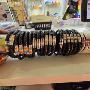 Trans Leather Magnetic Braclet